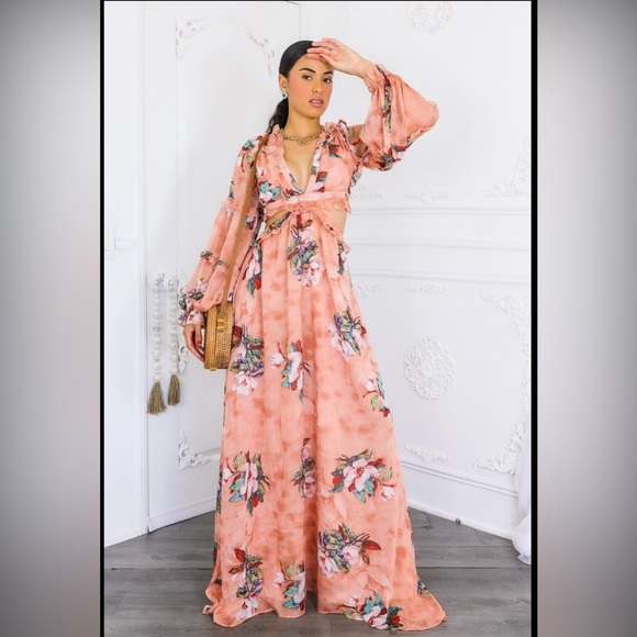 Dresses & Skirts - 14. Resort Floral Maxi Dress